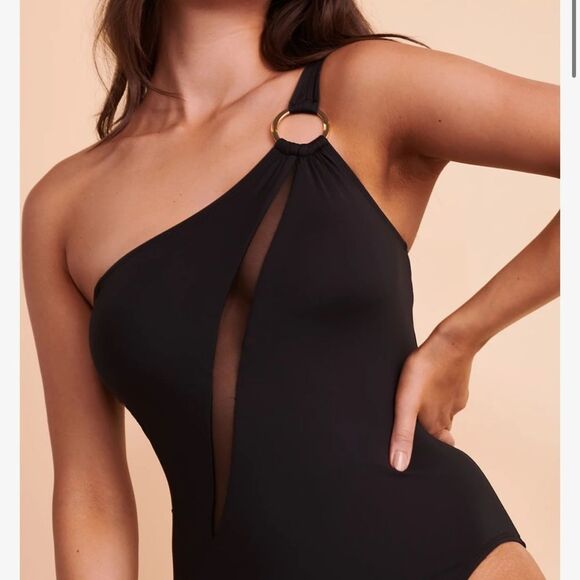 NWT BLEU ROD BEATTIE RING ME UP Asymmetrical One-piece Swimsuit - Picture 3 of 7